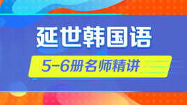 延世韩国语5-6册名师精讲